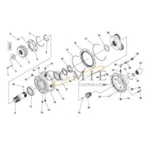 923853.0120 Kalmar gear clutch group spare parts