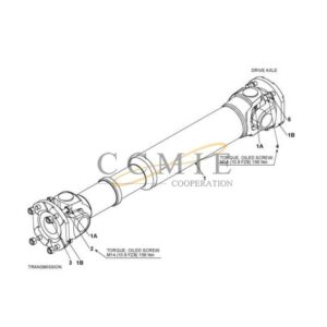 Kalmar A41672.0300 drive shaft spare parts