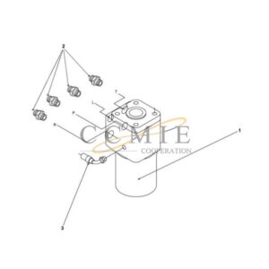 V00411.0100 Kalmar steering valve orbitrol spare parts