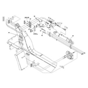 A43550.0300 Kalmar hydraulic protruding boom spare parts