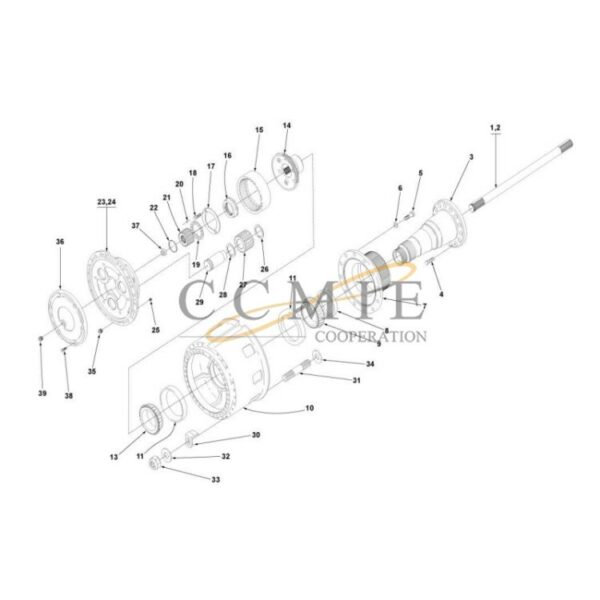 Kalmar 922473.0059 planetary wheel-ends spare parts