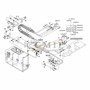 A40501.0100 Kalmar hydraulic steering spare parts