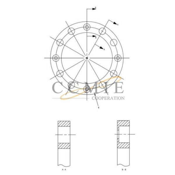 A04359.0100 Kalmar reach stacker guard ring spare parts