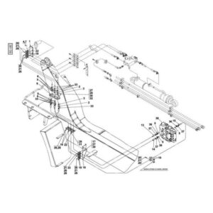 A51789.0100 Kalmar hydraulic protruding frame spare parts