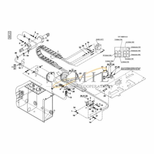 A40501.0400 Kalmar hydraulic steering spare parts