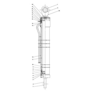 923972.0011 Kalmar extension cylinder spare parts