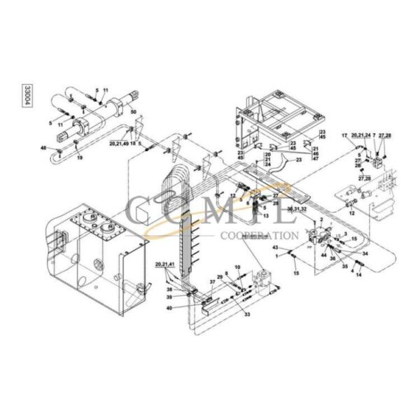 A40501.0800 Kalmar hydraulic steering spare parts