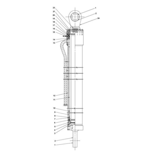 923972.0012 Kalmar extension cylinder spare parts