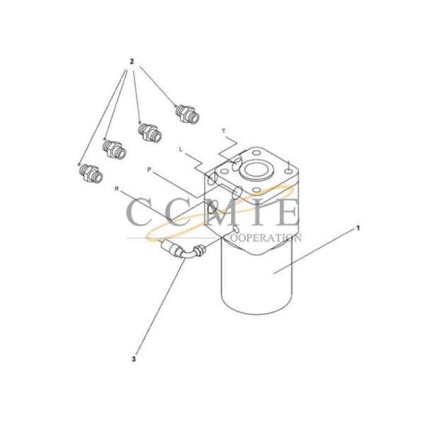 V00648.0100 Kalmar steering valve orbitrol spare parts