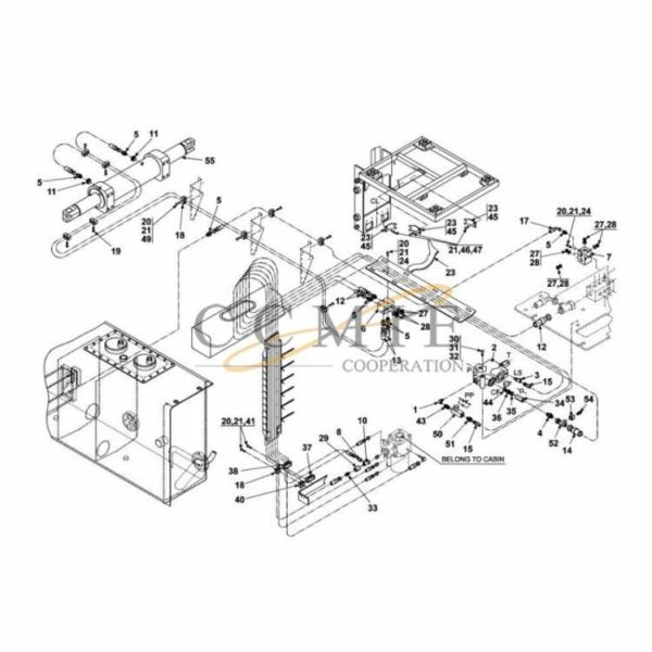 A51757.0800 Kalmar hydraulic steering spare parts