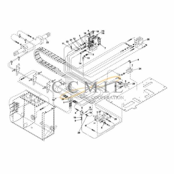 A40506.0100 Kalmar hydraulic steering spare parts