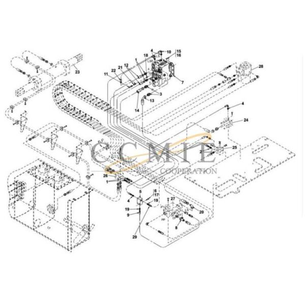 A47745.0100 Kalmar hydraulic emergency steering spare parts