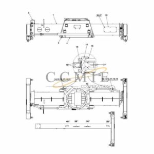 923976.2401 Kalmar reach stacker top lift spare parts