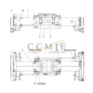923976.2419 Kalmar reach stacker top lift spare parts