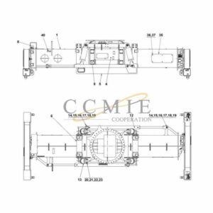 923976.2586 Kalmar reach stacker top lift spare parts