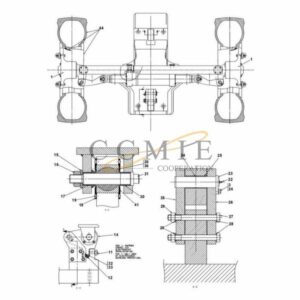 A39630.0200 Kalmar steering axle 18.00x33 spare parts