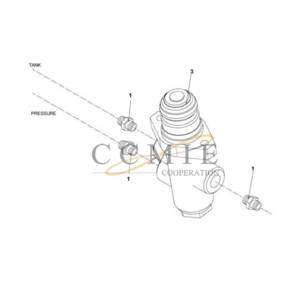 Kalmar A54623.0200 hydraulic brake valve spare parts