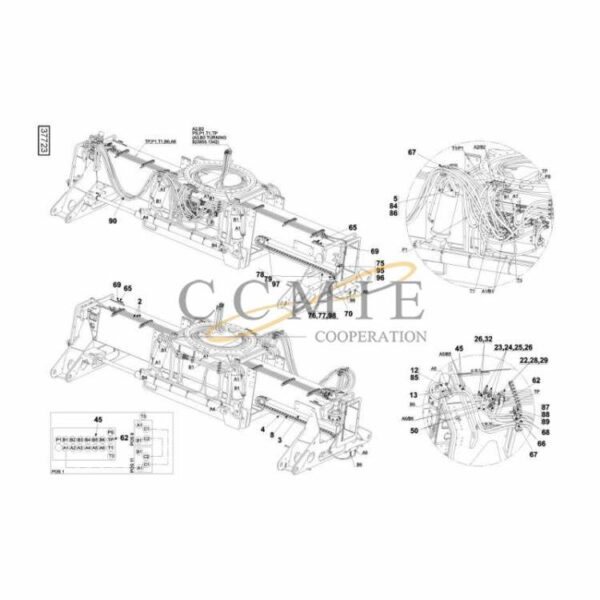 923853.0112 Kalmar hydraulic attachment spare parts