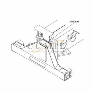 923942.0057 Kalmar reach stacker attachment spare parts
