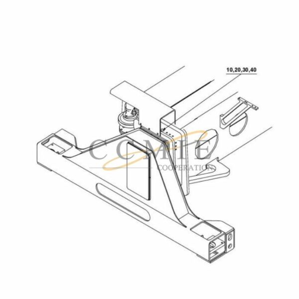 923942.0057 Kalmar reach stacker attachment spare parts