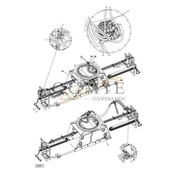 923855.1346 Kalmar hydraulic attachment spare parts