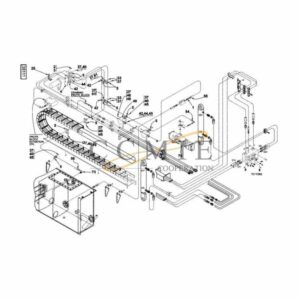 A51767.0200 Kalmar hydraulic frame top lift spare parts