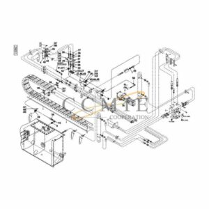 A43551.0500 Kalmar hydraulic frame top lift spare parts