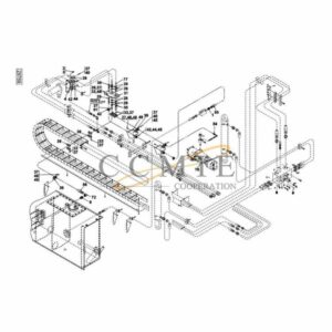 A43551.0600 Kalmar hydraulic frame top lift spare parts