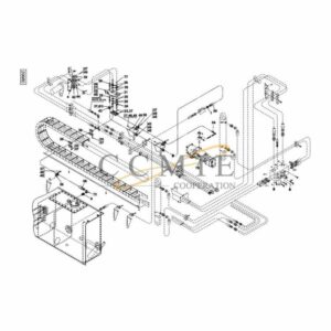 A43551.0700 Kalmar hydraulic frame top lift spare parts
