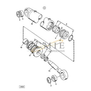A33088.0100 reach stacker twist lock cylinder spare parts