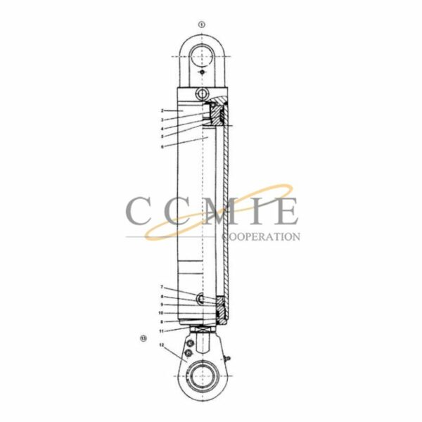 924015.1276 Kalmar reach stacker cylinder spare parts