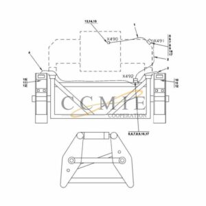 A44523.0100 Kalmar elinstal tool carrier spare parts