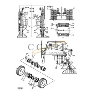 A45016.0200 Kalmar drive axle support leg spare parts