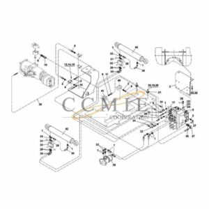 A43274.0100 Kalmar hydraulic cab lift spare parts