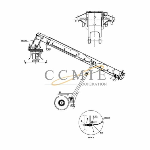 A50073.0100 Kalmar load indicator boom spare parts