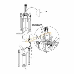 A52459.0100 Kalmar reach stacker extender spare parts