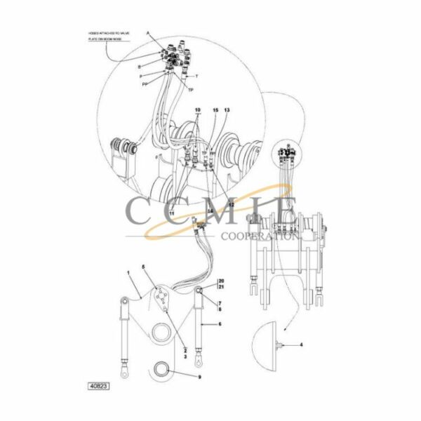 A52459.0300 Kalmar extender spare parts