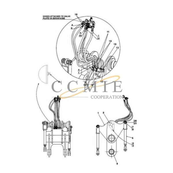 A52459.0400 Kalmar extender spare parts