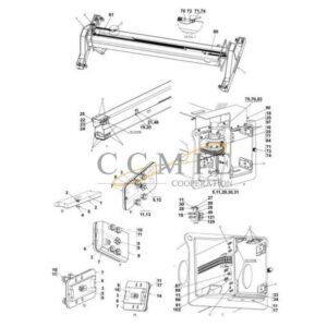 923853.0120 923853.0129 Kalmar reach stacker top lift