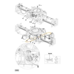 923853.0120 923853.0129 reach stacker hydraulic attachment