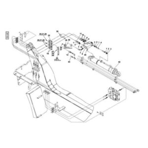 A51779.0200 A51779.0300 hydraulic protruding boom parts