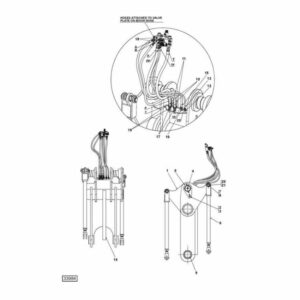 A51789.0200 A51789.0100 hydraulic protruding frame parts