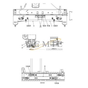 924015.0934 reach stacker side shifting carriage
