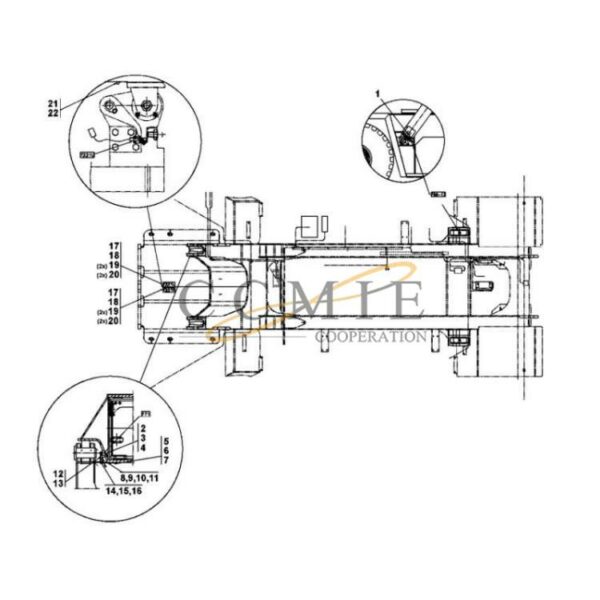 Kalmar 923023.0028 potentiometer reach stacker parts