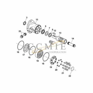Kalmar 920216.033 923853.0022 hydraulic motor parts