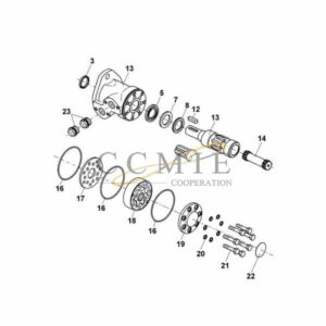 Kalmar 923853.0120 923853.0129 hydraulic motor parts