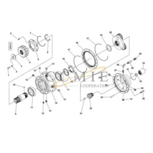 Kalmar 923899.0567 923853.0022 gear clutch group