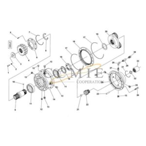 Kalmar 923855.0046 923899.0685 gear clutch group
