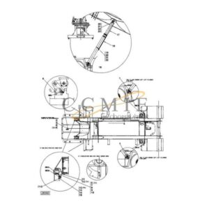 Kalmar A43069.0100 wiring diagram reach stacker parts