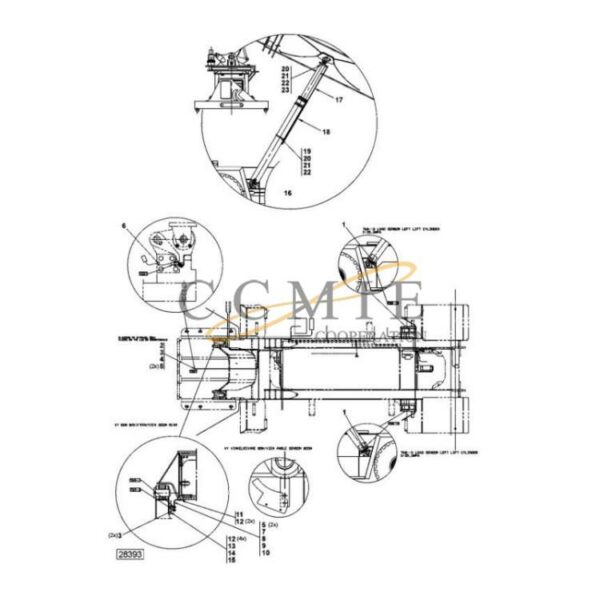Kalmar A43069.0100 wiring diagram reach stacker parts